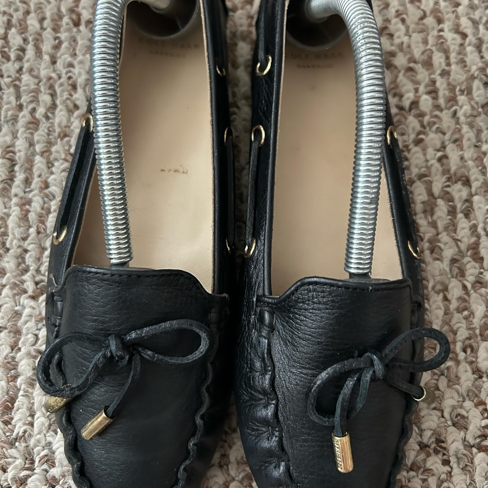 Cole HaanBlack Leather Loafers